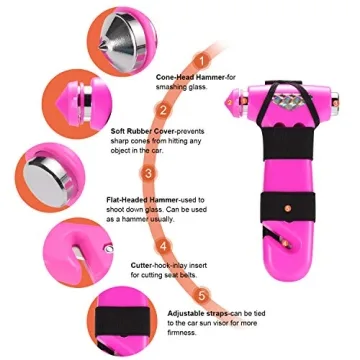 THINKWORK Car Safety Hammer Emergency Tool for Families