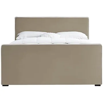 Meridian Furniture Velvet Upholstered Bed - Queen Size