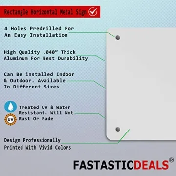 Durable Aluminum Metal Signs for Pet Safety Outdoor