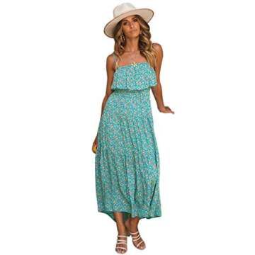 SOLERSUN Spaghetti Strap Dresses - Stylish Summer Maxi Dress for All Occasions