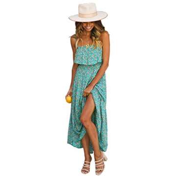 Stylish SOLERSUN Spaghetti Strap Maxi Dress for Women