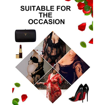 Sexy Long Lace Dress Kimono Robe for Women