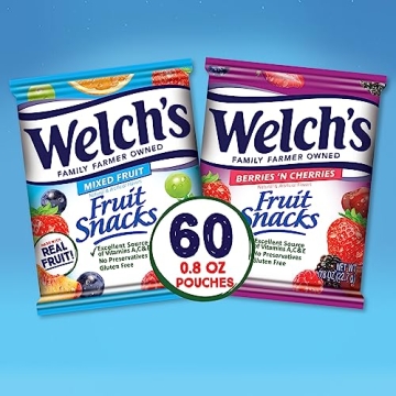 Welch's Fruit Snacks Variety Pack - Gluten Free, 60 Bags
