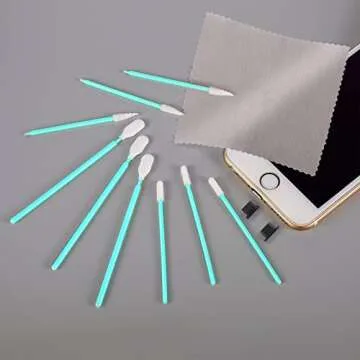 JOVITEC 12 PCS Cell Phone Cleaning Kit, USB Charging Port, Headphone Jack Cleaner and Anti Dust Plugs, Compatible with iPhone 7/8/ X/XS/XR/ 11/12/13, Samsung, LG, HUAWEI and Other Android Devices