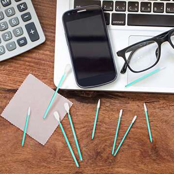 JOVITEC 12 PCS Cell Phone Cleaning Kit, USB Charging Port, Headphone Jack Cleaner and Anti Dust Plugs, Compatible with iPhone 7/8/ X/XS/XR/ 11/12/13, Samsung, LG, HUAWEI and Other Android Devices