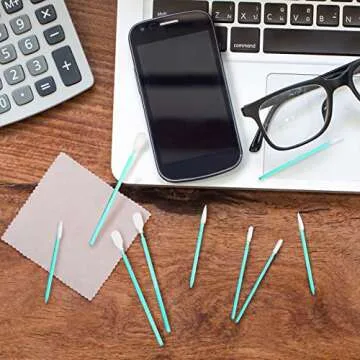 JOVITEC 12 PCS Cell Phone Cleaning Kit, USB Charging Port, Headphone Jack Cleaner and Anti Dust Plugs, Compatible with iPhone 7/8/ X/XS/XR/ 11/12/13, Samsung, LG, HUAWEI and Other Android Devices