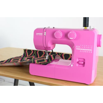 Janome Pink Sorbet Sewing Machine - Stylish & Reliable for All Levels!