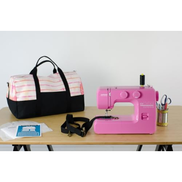 Janome Pink Sorbet Sewing Machine - Stylish & Reliable for All Levels!