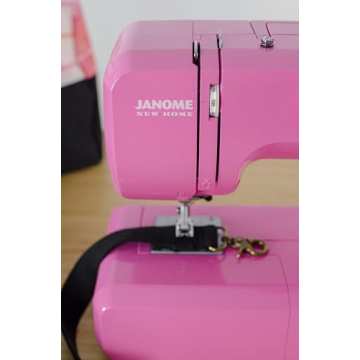 Janome Pink Sorbet Sewing Machine - Stylish & Reliable for All Levels!