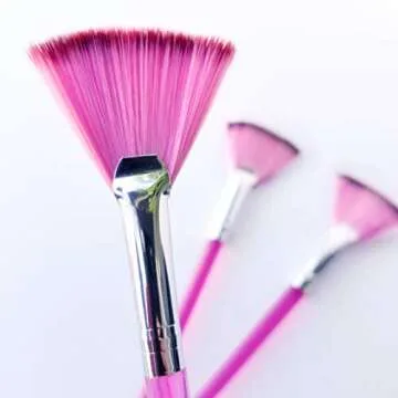 Fanta Sea Facial Mask Fan Brushes - Soft & Durable