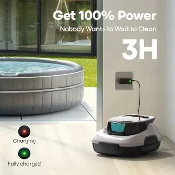 AIPER Cordless Robotic Pool Cleaner for Above-Ground Pools