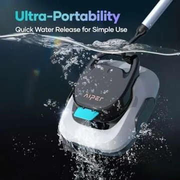 AIPER Cordless Robotic Pool Cleaner for Above-Ground Pools