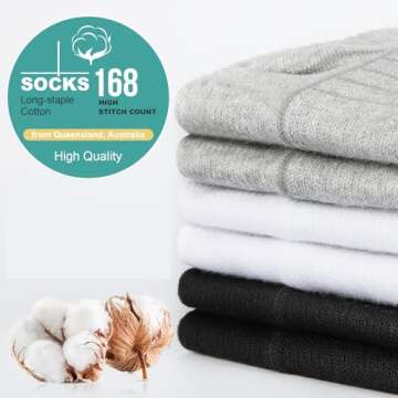 Lapulas Athletic Ankle Socks for Men & Women | Low Cut Comfort