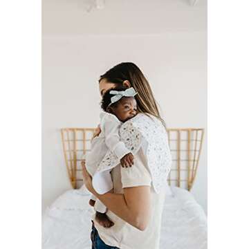 Copper Pearl Premium Baby Burp Cloths - 3-Pack Large Cotton Burp Cloths, Extra Soft Spit Up Rags with 3 Absorbent Layers, Perfect for Baby Girl Gifts (21" x 10" Size, Rex Set)