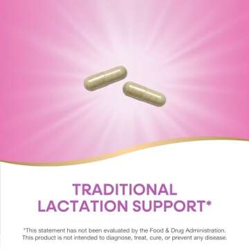 Nature's Way Fenugreek Seed, Traditional Lactation/Breastfeeding Support*, Non-GMO Project Verified, Vegan, 180 Capsules (Packaging May Vary)