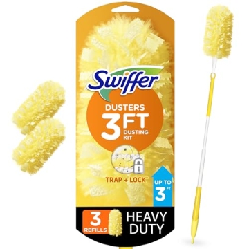 Swiffer Duster Starter Kit with Extendable Handle and Refills