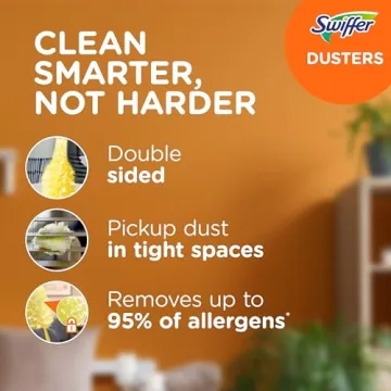 Swiffer Duster Starter Kit with Extendable Handle and Refills