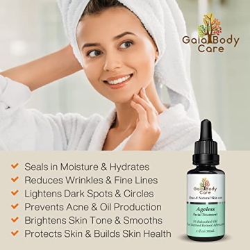 Gaia 5% Bakuchiol Oil - Organic Anti Aging Serum for All