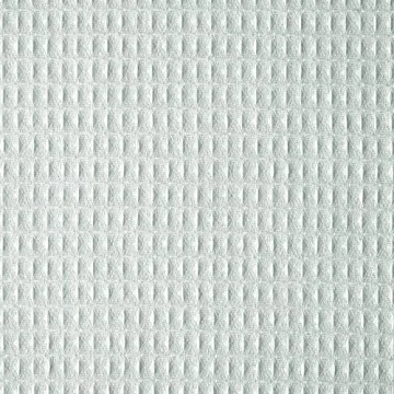 mDesign Luxury Waffle Knit Shower Curtain - Light Aqua Blue