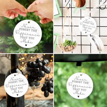 ZAGKOO Teacher Appreciation Ceramic Ornament Gift