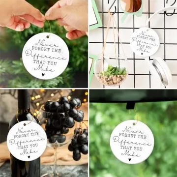 ZAGKOO Teacher Appreciation Ceramic Ornament Gift