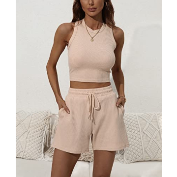 Stylish Flechazo Women's Two Piece Lounge Sets - Comfy & Cute!