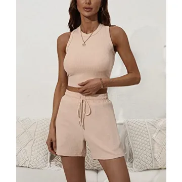 Stylish Flechazo Women's Two Piece Lounge Sets - Comfy & Cute!