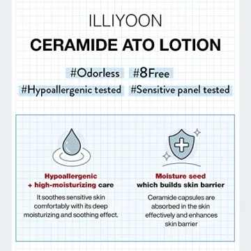 ILLIYOON Ceramide Ato Lotion - Hydrating Moisturizer for Sensitive Skin