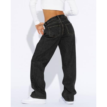 Cicy Bell Women's Casual High Waisted Boyfriend Jeans