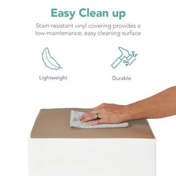 Best Choice Products 4-Piece Kids Climb & Crawl Soft Foam Block Activity Play Structures for Child Development, Color Coordination, Motor Skills - Earth Tone