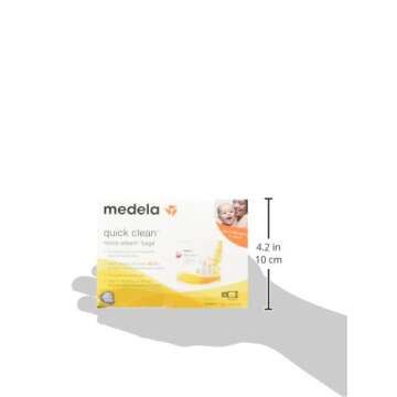 Medela Quick Clean Micro-Steam Bags, 2 Packs of 5 bags