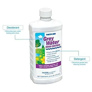 Grey Water Odor Control - RV Grey Water Tank Treatment, 24 oz - Thetford 15842
