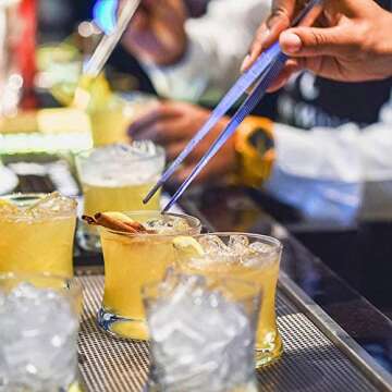 2 PCS 12 Inch Tweezer Tongs,Stainless Steel Tweezers Tongs,Kitchen Cooking Tweezer Tongs with Precision Serrated Tips for Baking Decorating Beauty & Sea Food