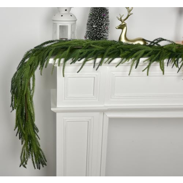 9FT Norfolk Pine Garland for Holiday Decorations