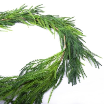 9FT Norfolk Pine Garland for Holiday Decorations
