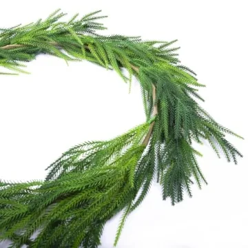 9FT Norfolk Pine Garland for Holiday Decorations