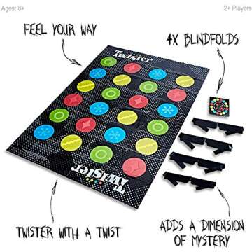 Blindfolded Twister Game - Sensory Fun for All Ages
