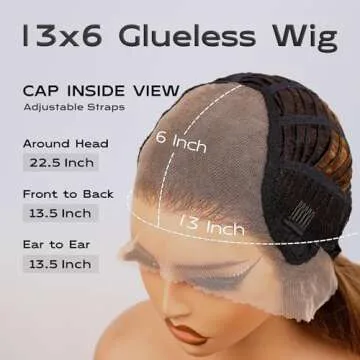 BLL Blonde Lace Front Wig, 13x6 Synthetic Lace Front Wigs Wear and Go Blonde Glueless Natural Pre Plucked Illusion Hairline Lace Front Wigs For Black Women