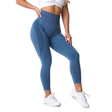 Olmlmt Women's High Waisted Booty Lifting Workout Leggings
