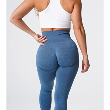 Olmlmt Women's High Waisted Booty Lifting Workout Leggings