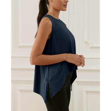 Stylish ODODOS Women's Sleeveless Crop Top for Active Life