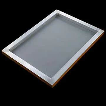 Caydo 2 Piece 10 x 14 Inch Aluminum Silk Screen Printing Frames with 110 White Mesh for Screen Printing