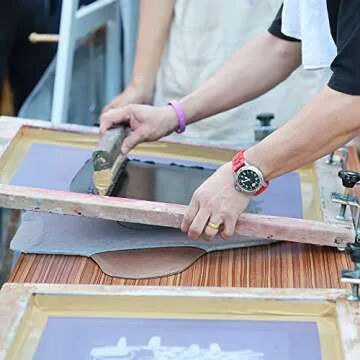 Caydo 2 Piece 10 x 14 Inch Aluminum Silk Screen Printing Frames with 110 White Mesh for Screen Printing