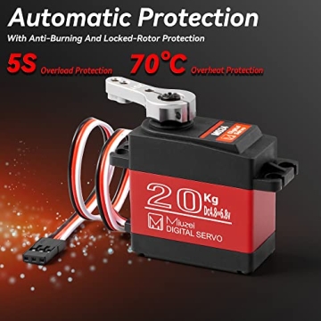 20KG Waterproof High Torque RC Servo Motor for Models