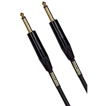 Mogami Gold Speaker 03 1/4 to 1/4 Speaker Cable 3 feet | Professional Quality Sound