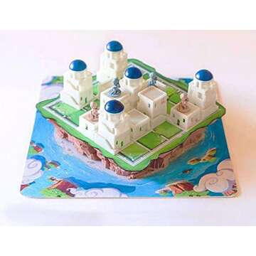 Spin Master Santorini Multi-Player Strategy Board Game with God Powers