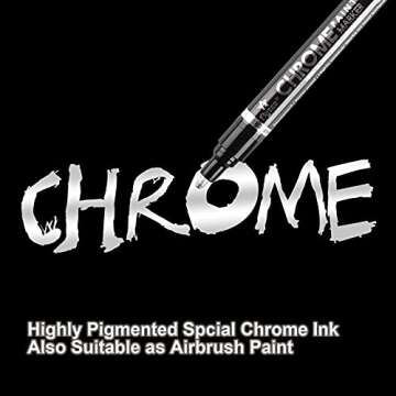 XSG Mirror Paint Markers - 3PCS Chrome Pens for All Surfaces