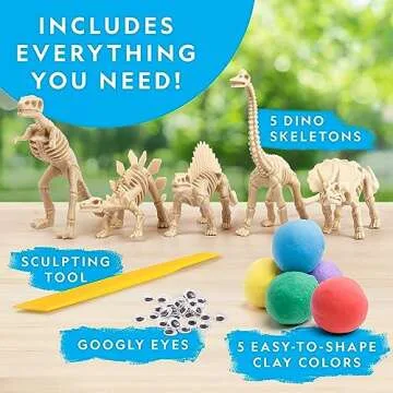 NATIONAL GEOGRAPHIC Dinosaur Craft Kit for Creative Kids