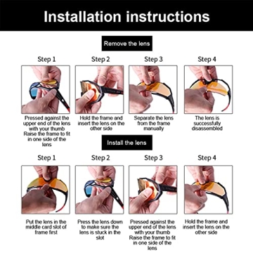 X-TIGER Polarized Sports Sunglasses for Cycling and More