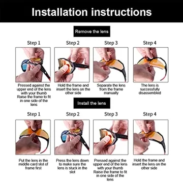 X-TIGER Polarized Sports Sunglasses for Cycling and More